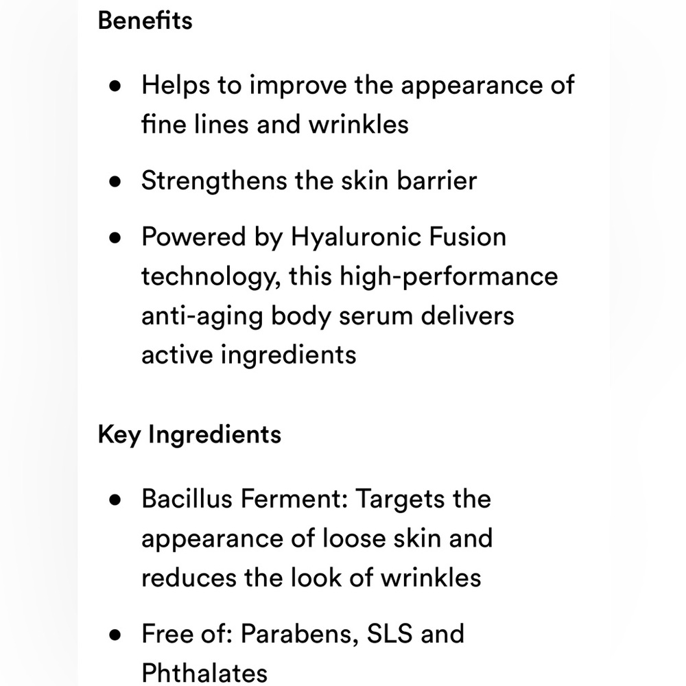 MAËLYS Cosmetics
RE-SOLVE Age-Defying
Body Serum, New - Picture 10 of 13